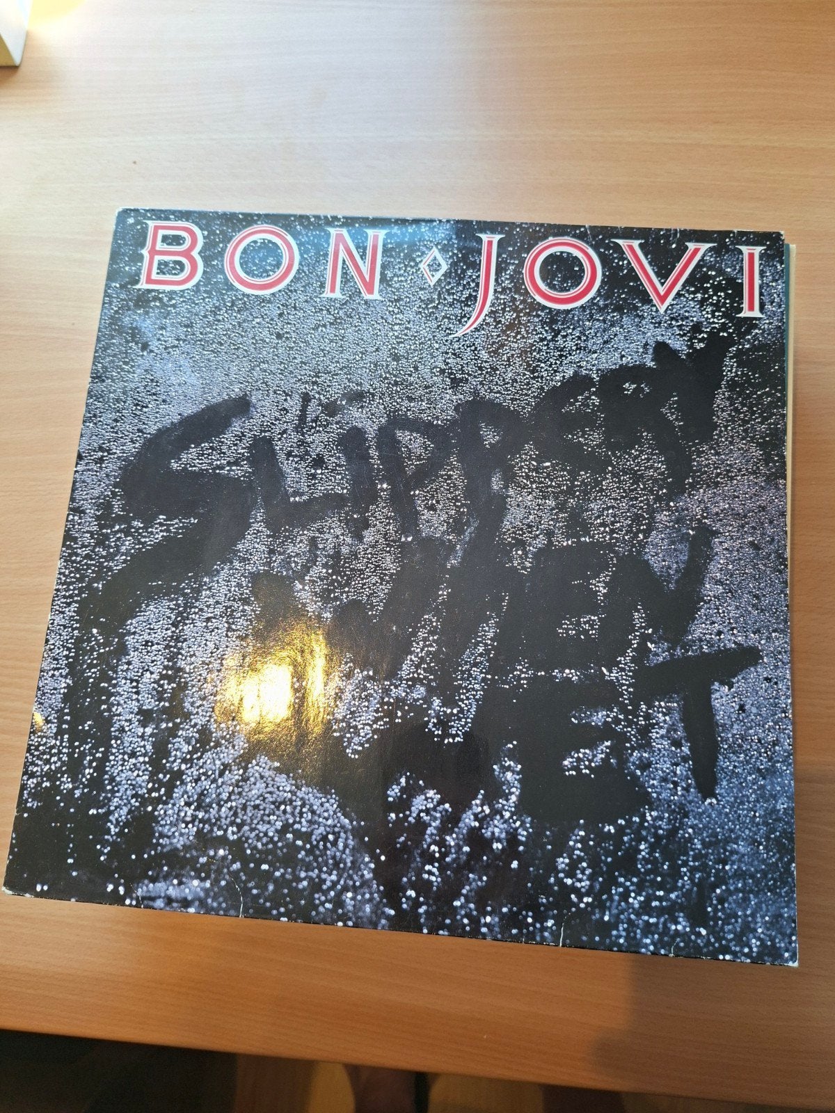 Bon Jovi - Slippery When Wet LP, LP, Rock, Gebruikt, Ophalen of Verzenden