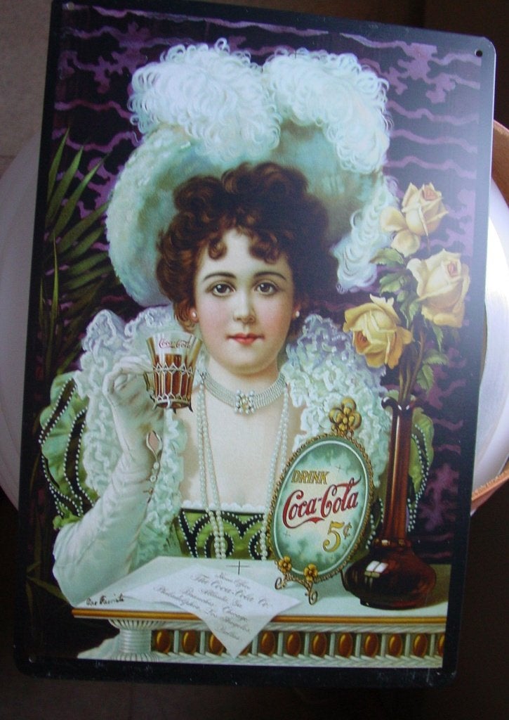 COCA-COLA REKLAME -METAAL-, Ophalen of Verzenden, Reclamebord