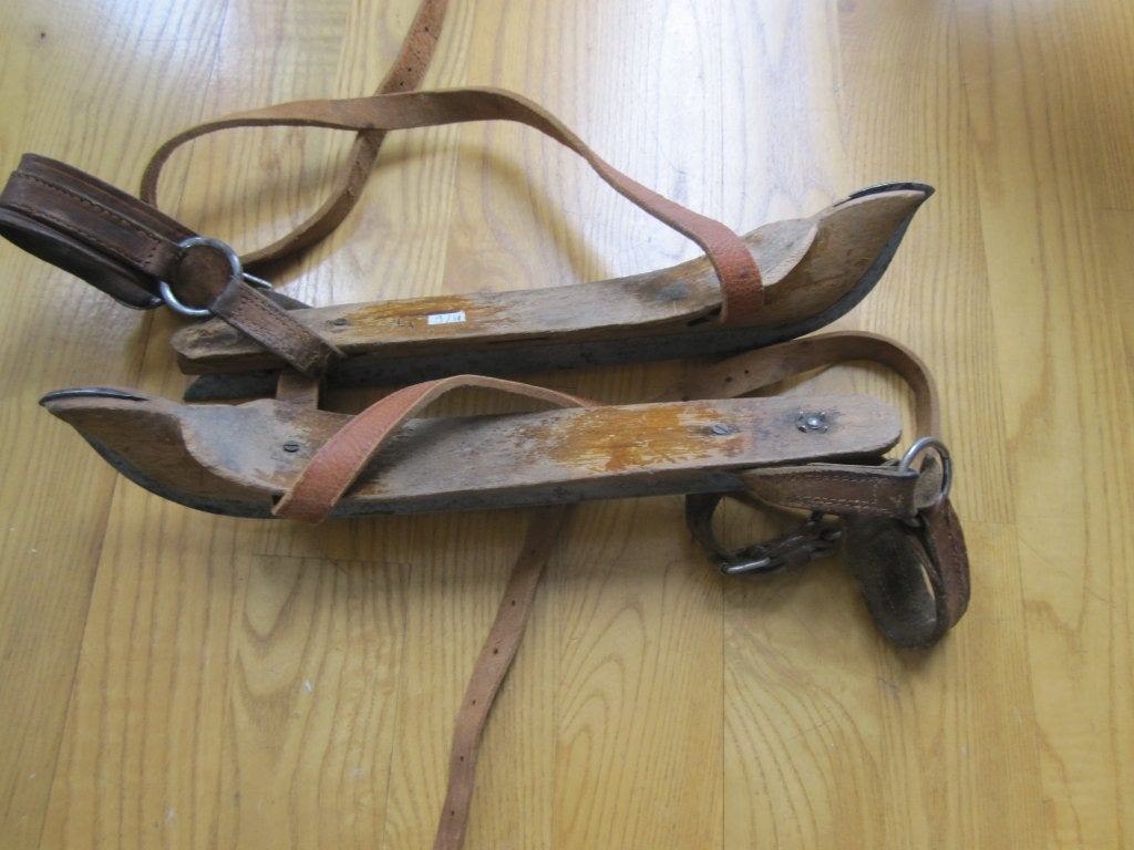 houten schaatsen Zuurdeeg Rotterdam, Antiek en Kunst, Antiek | Overige Antiek, Ophalen of Verzenden