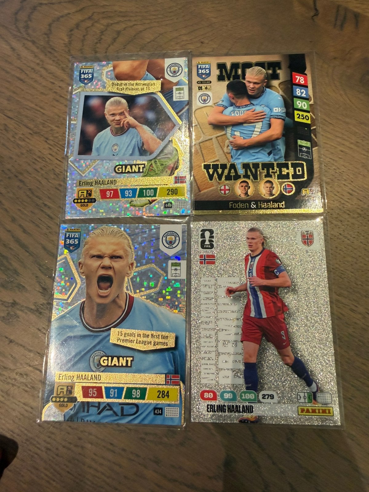 Fifa Panini kaarten Haaland, Ophalen of Verzenden, Zo goed als nieuw, Buitenlandse clubs, Poster, Plaatje of Sticker