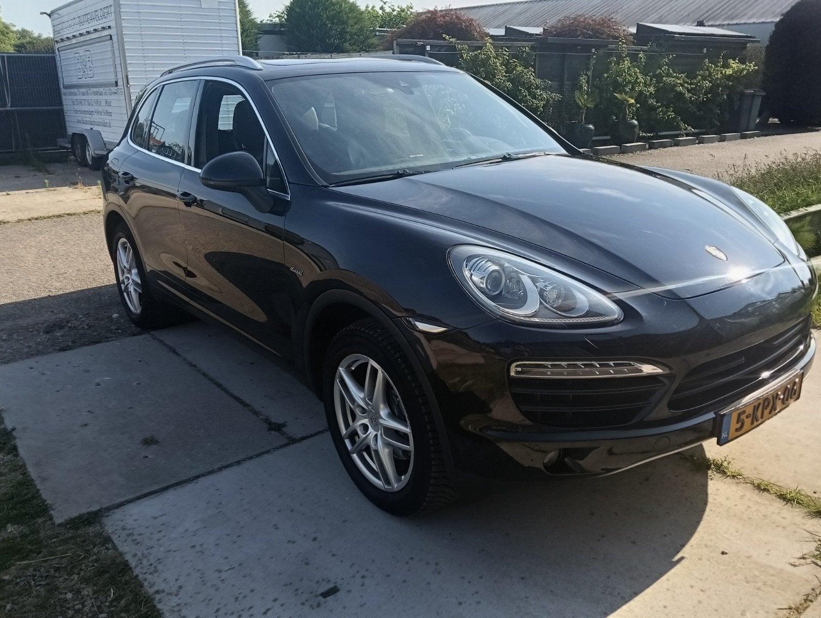 Porsche Cayenne 3.0 V6 diesel Tiptronic S 2013 Zwart, Automaat, Parkeerassistent, Zwart, 255 €/maand
