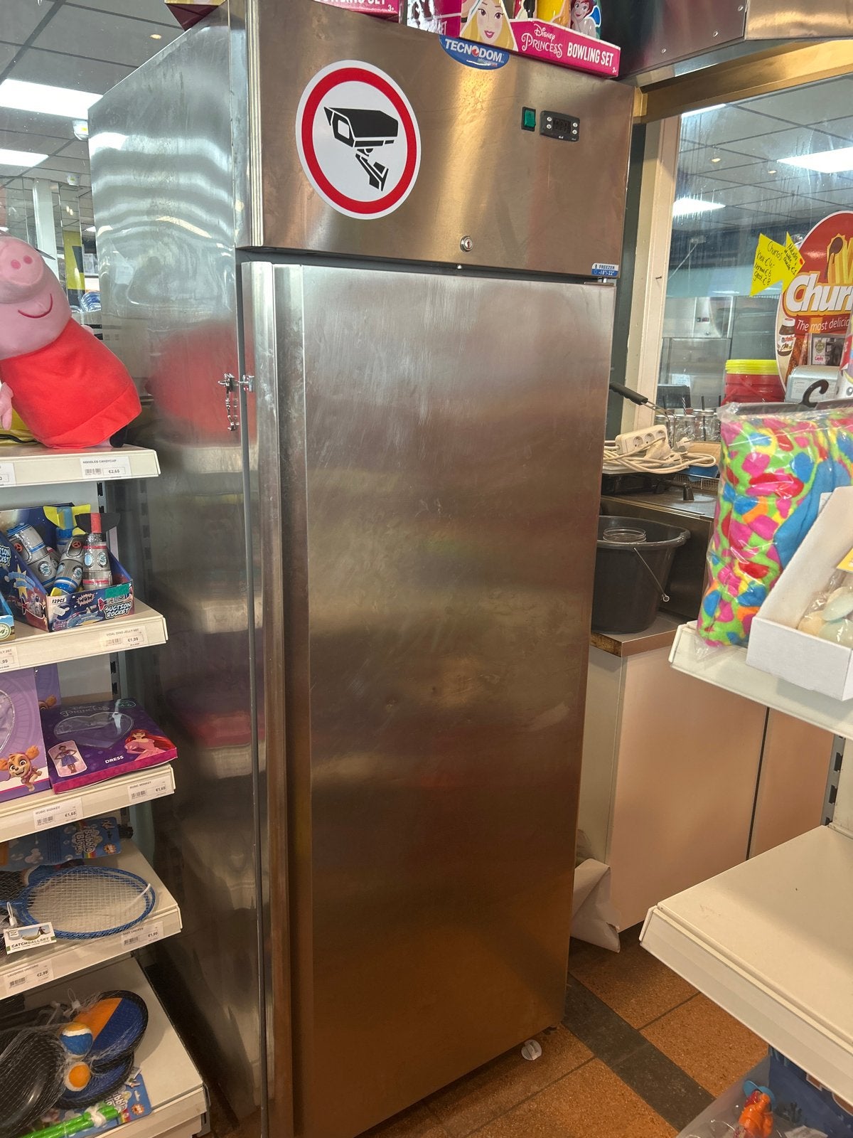 Grote RVS Vrieskast - Ideaal voor horeca of groot gezin, Gebruikt, 160 cm of meer, Ophalen, Vrieskast