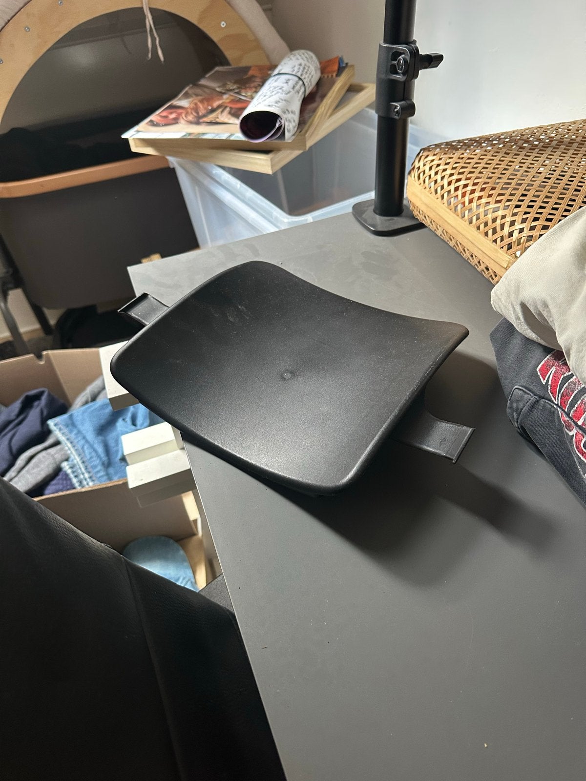 Zwarte Tripp Trapp rugleuning voor kinderstoel, Ophalen, Gebruikt, Overige typen, Stoelverkleiner