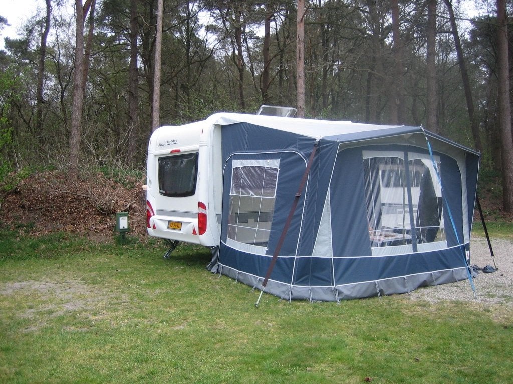 Voortent  Dorema 3 meter, Ophalen, Gebruikt, Polyester, Dorema