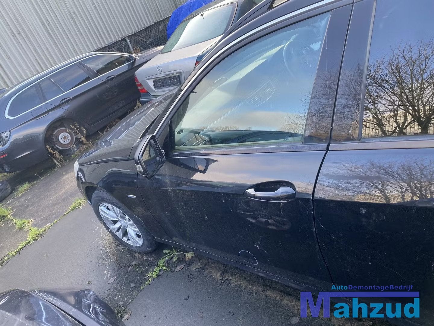MERCEDES E-KLASSE S212 zwart 197 links voor deur 2009-2016, Gebruikt, Mercedes-Benz AG, Deur, Mercedes-Benz