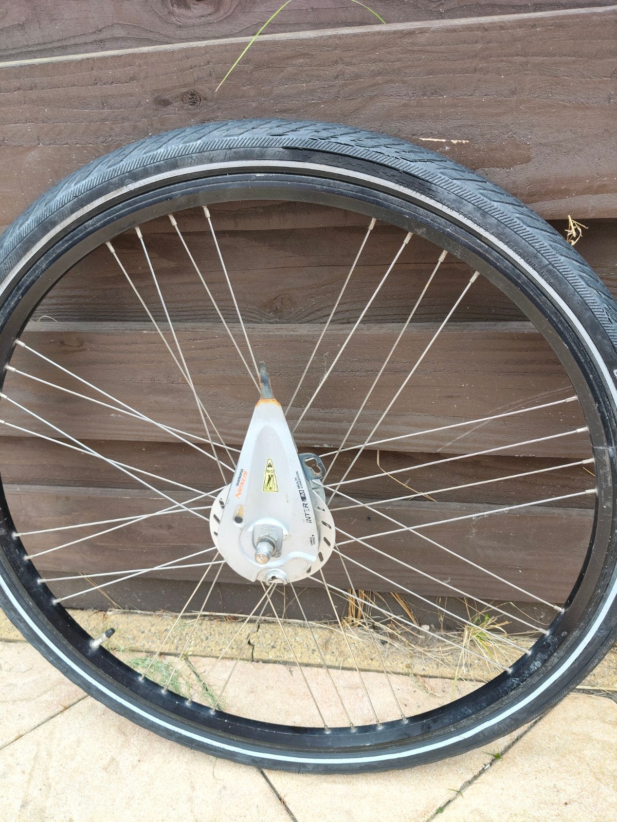 Shimano Nexus Inter-M Voorwiel met Naafrem, Fietsen en Brommers, Fietsonderdelen, Wiel, Gebruikt, Toerfiets, Ophalen of Verzenden