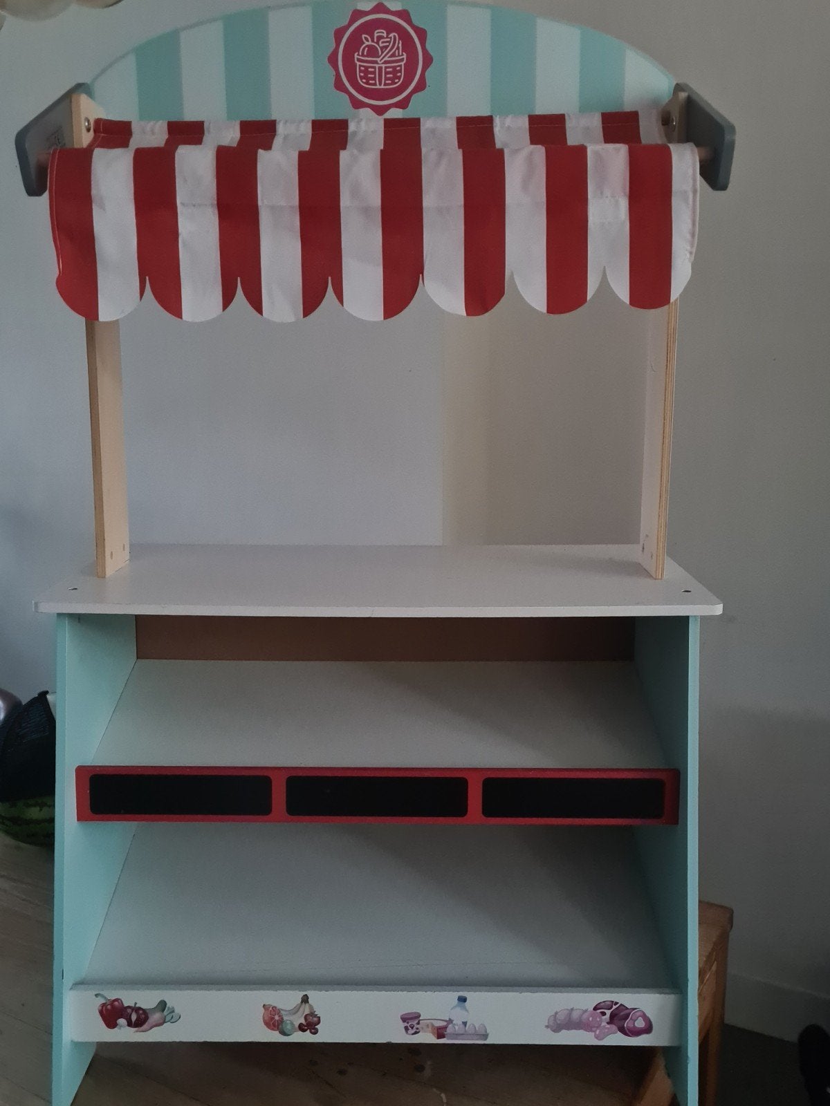 Houten Speelgoed Theater / Winkel met Krijtbord, Ophalen, Gebruikt