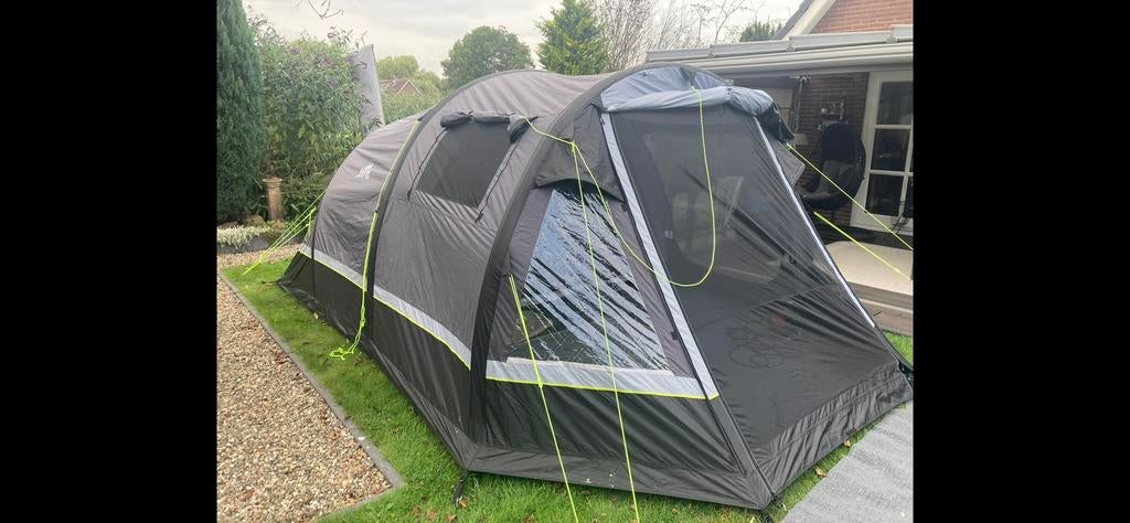 Obelink opblaas tunneltent met dark slaapcabine, Caravans en Kamperen, Ophalen, Nieuw, Tot en met 4