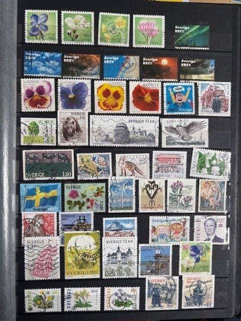 postzegels zweden, Verzenden, Buitenland