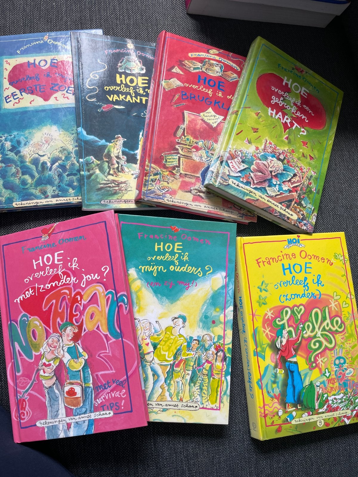 Hoe overleef ik... serie - Francine Oomen (7 boeken), Boeken, Ophalen, Gelezen, Fictie