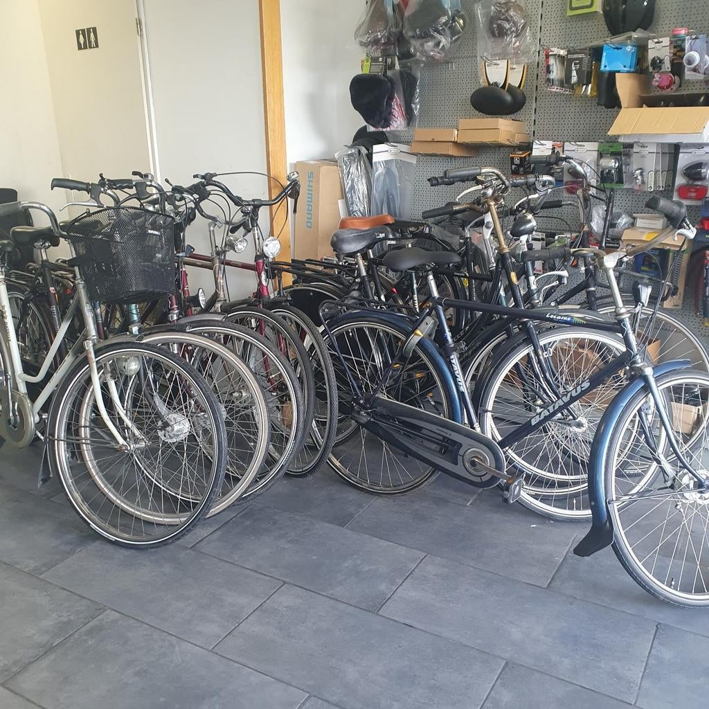 Te koop partij station fietsen Heren en dames, Fietsen en Brommers, Overige Fietsen en Brommers, Ophalen, Gebruikt