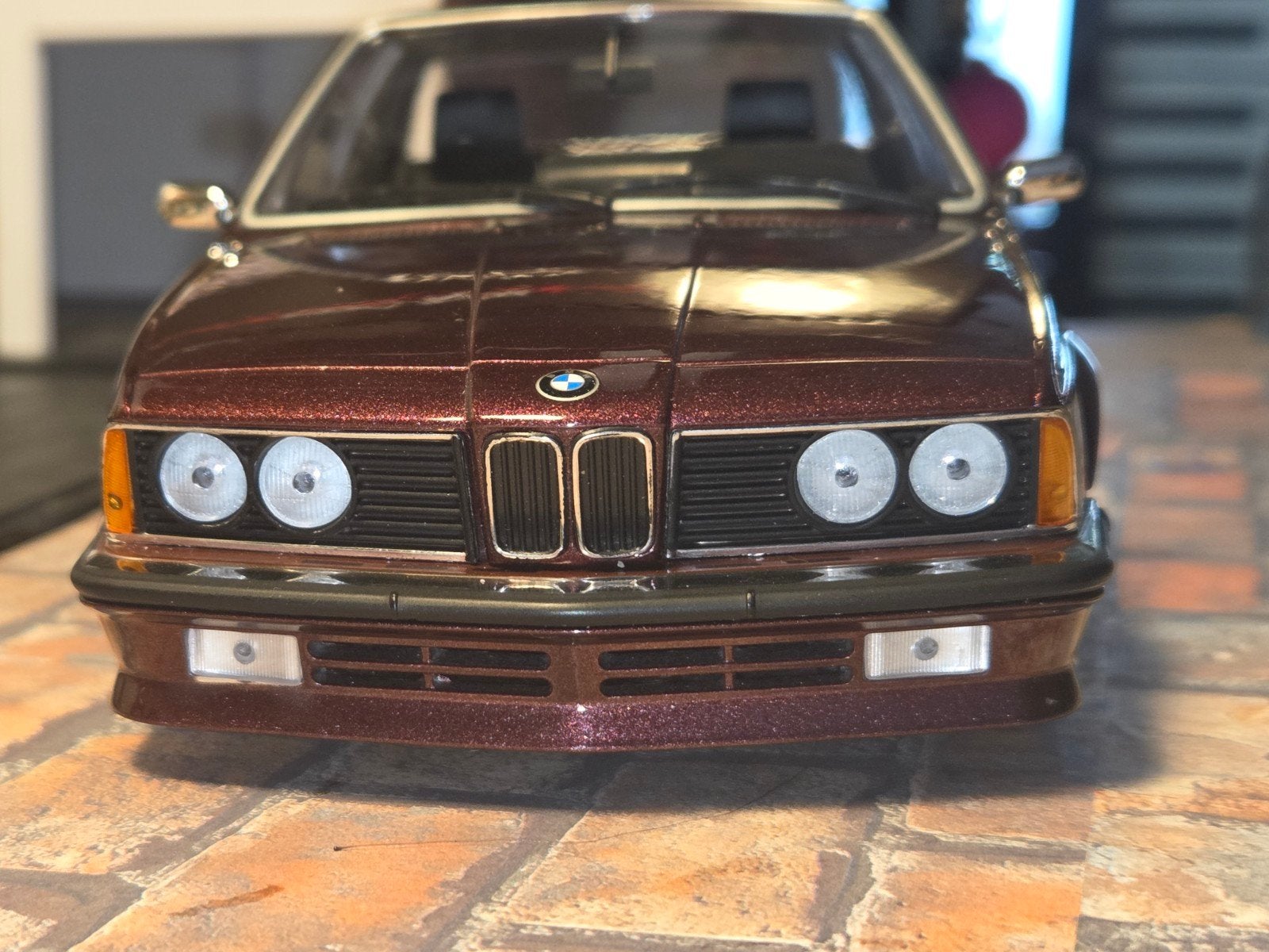 Bmw 635 csi Minichamps Customized Alu Wheels, Verzenden, Zo goed als nieuw, Auto, MiniChamps