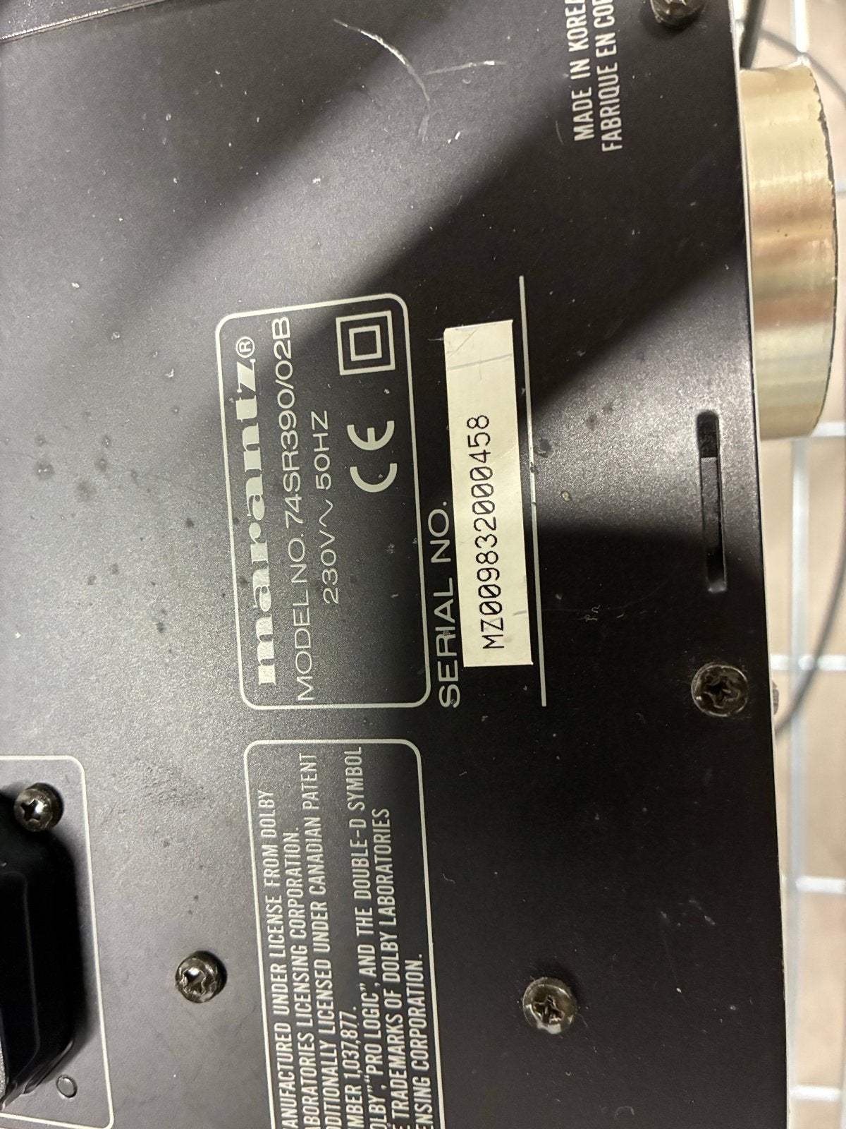 Marantz SR390 Audio/Video Receiver RDS - Gebruikt, Minder dan 60 watt, Ophalen, Marantz, Gebruikt