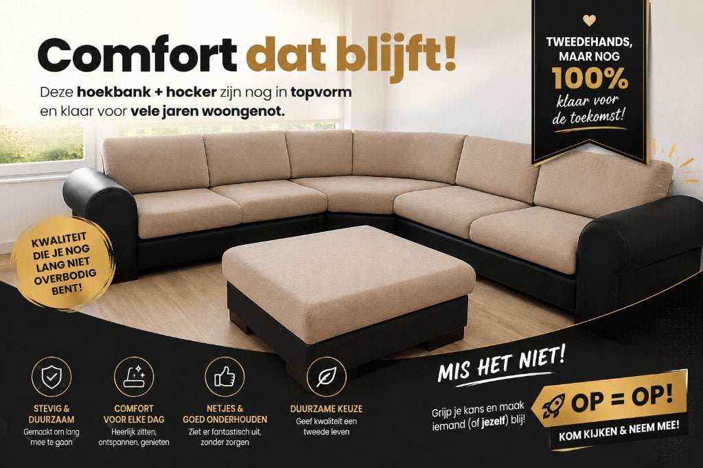 Italiaanse Seats & Sofa: Hoekbank met bijpassende:, Ophalen, 250 tot 300 cm, Gebruikt, Hoekbank
