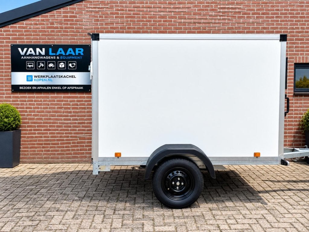 PowerTrailer gesloten aanhangwagen 750kg laadklep ongeremd, Niet ingevuld, Nieuw, Niet ingevuld, Niet ingevuld