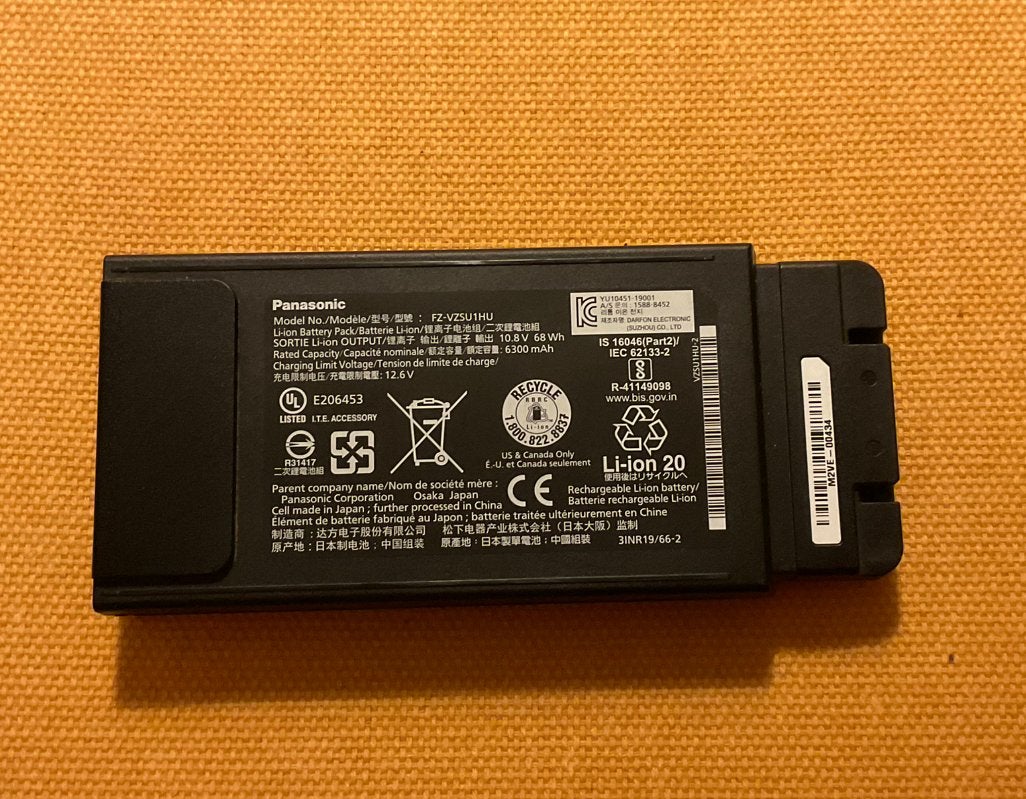 Originele Batterij voor Panasonic Toughbook FZ-55 FZ-VZSU1HU, Ophalen of Verzenden, Zo goed als nieuw