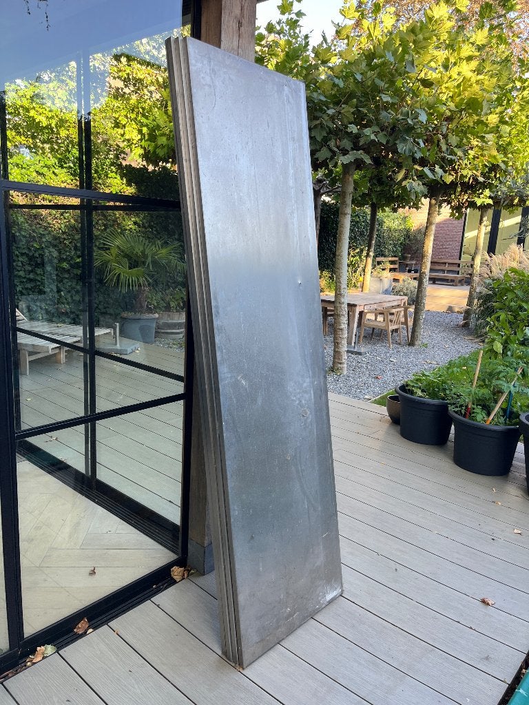Originele RVS panelen uit klassieke Bulthaup keuken, Gebruikt, 200 cm of meer, Minder dan 25 cm, Zilver