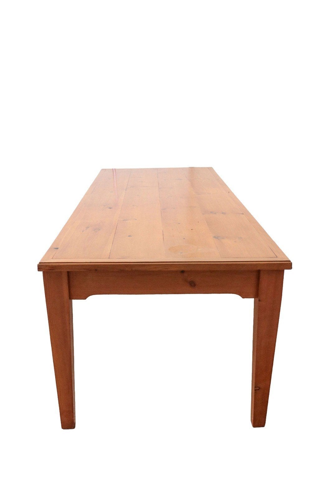 Grote grenen eettafel 238x93x75.5 cm, Ophalen, Gebruikt, 200 cm of meer, 50 tot 100 cm