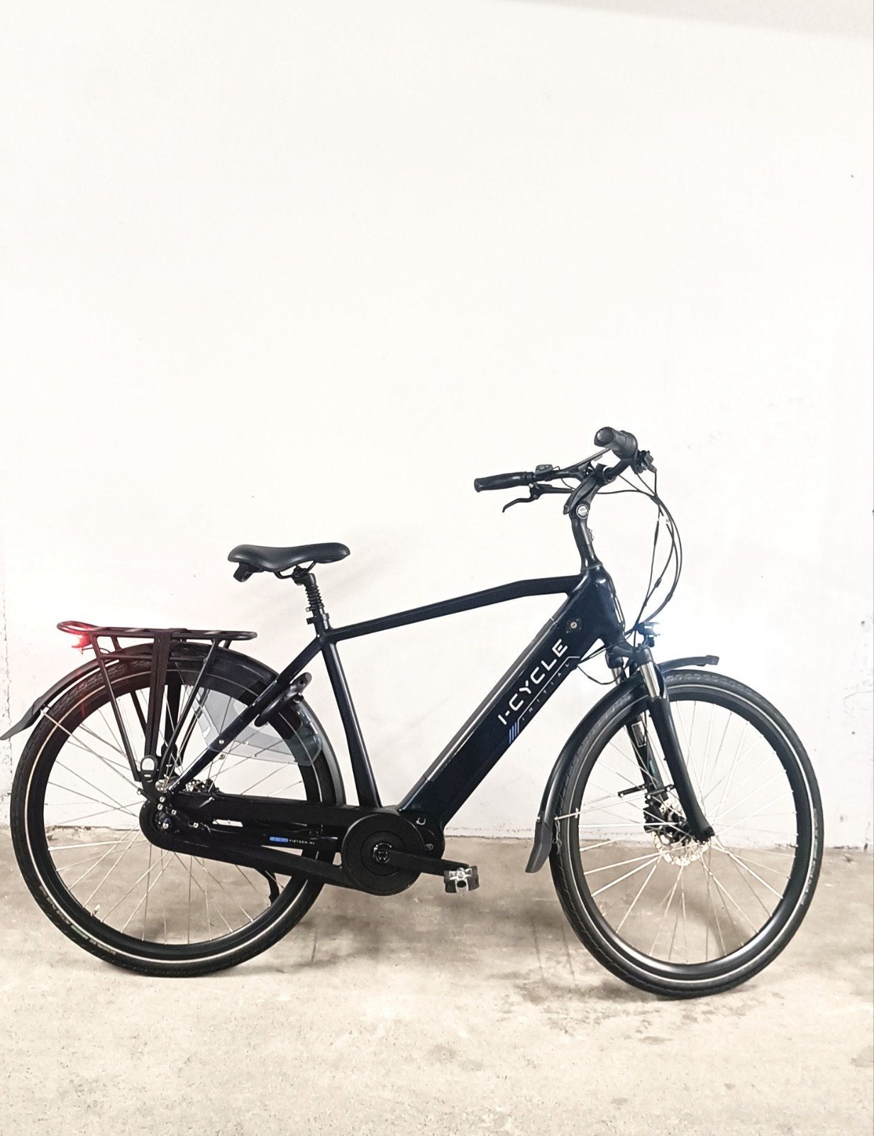 EBIKE ICYCLE N8 MIDDENMOTOR 15Ah INTUBE ACCU DISKBRAKES ZGAN, Zo goed als nieuw, 50 km per accu of meer, 55 tot 59 cm, Ophalen