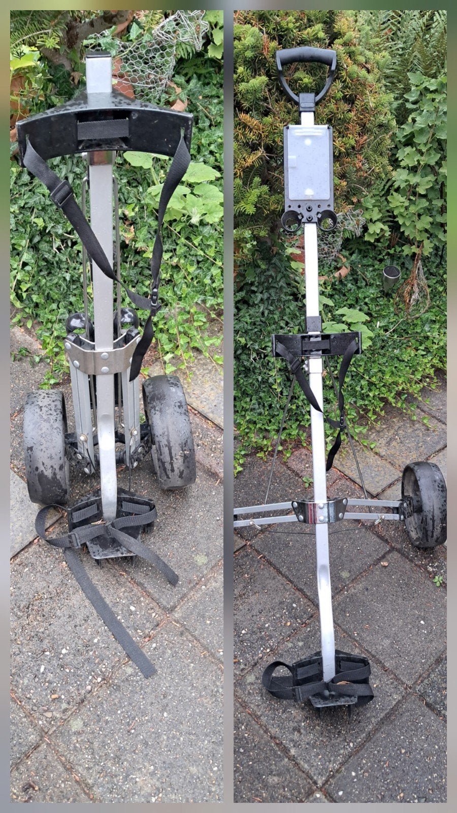 Diverse golf trolleys met 2 wielen - Inklapbaar, Ophalen, Zo goed als nieuw, Golfkar