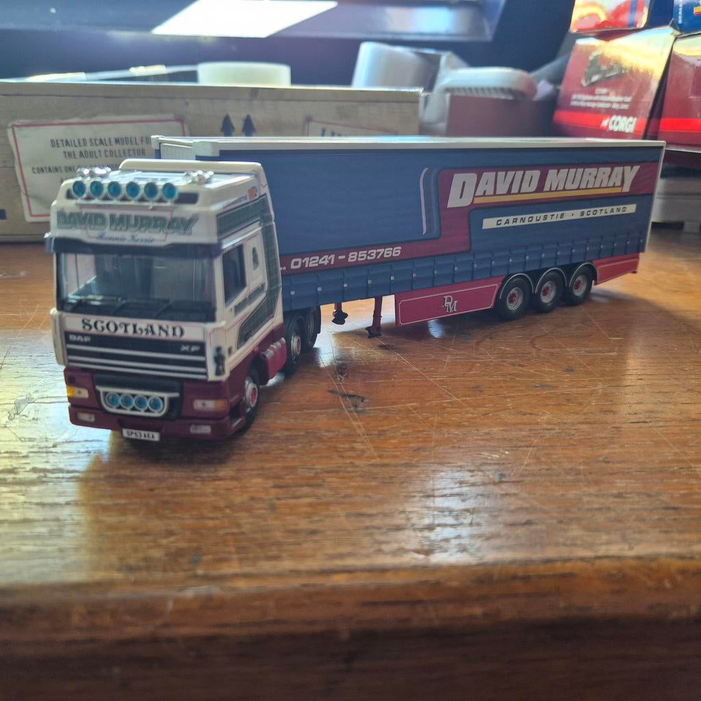 Corgi DAF XF David Murray Transport, Ophalen of Verzenden, Zo goed als nieuw, Bus of Vrachtwagen, Corgi
