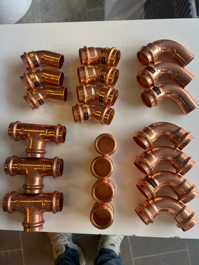 Viega Profipress koppelingen 28 mm, Overige materialen, Overige typen, Nieuw, Minder dan 2 meter