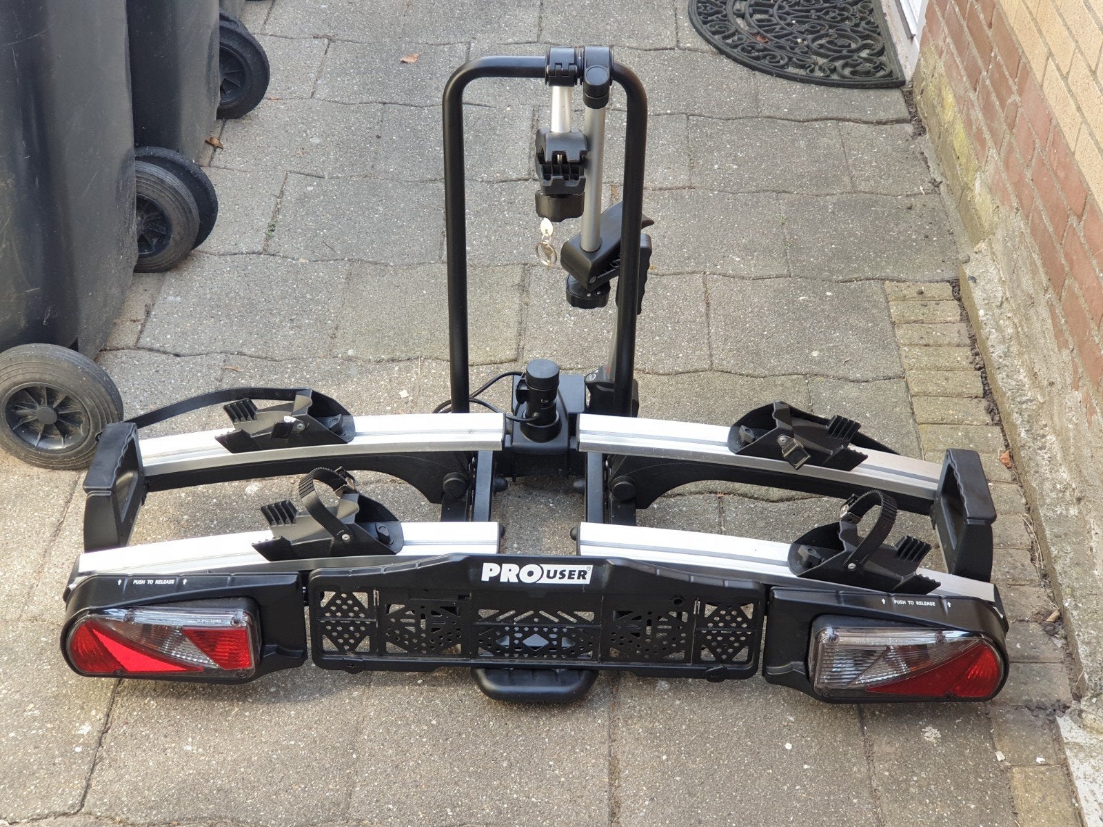 Fietsendrage ProUser Diamant SG2 Voor E-bikes Kantelbaar+TAS, Ophalen, Gebruikt, Elektrische fiets, 2 fietsen