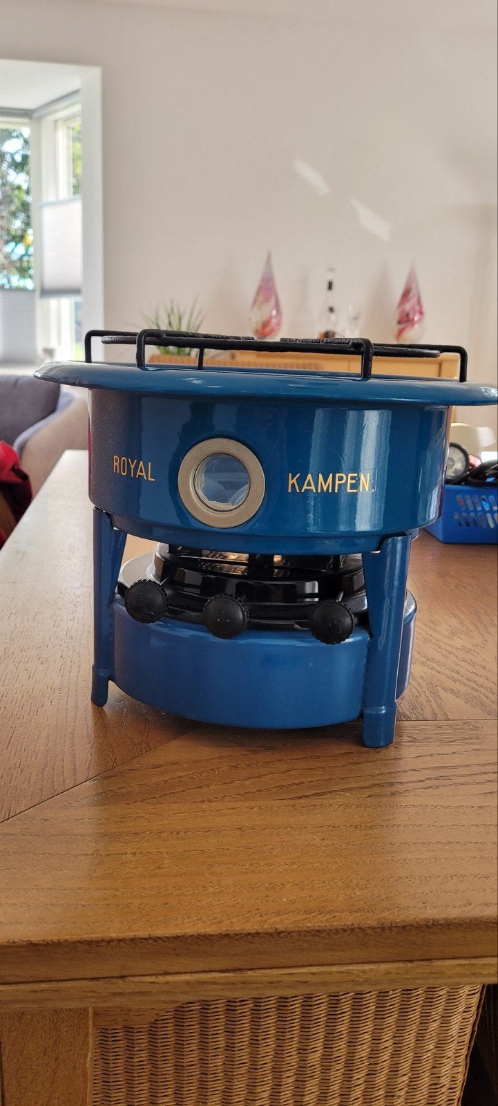 Petroleumstel - Blauw, Royal Kampen, Antiek en Kunst, Ophalen