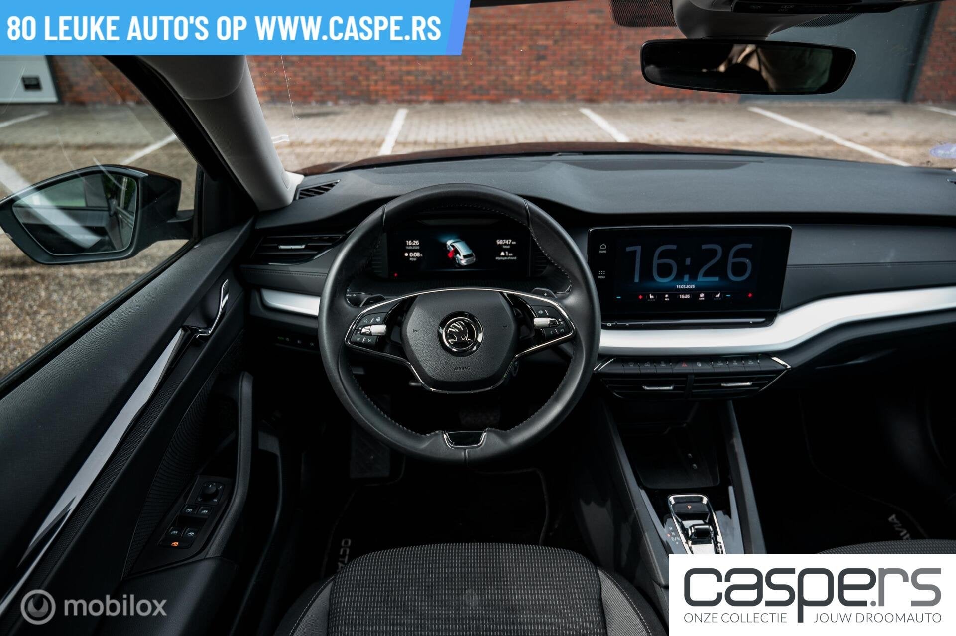 Skoda Octavia Combi 1.0 e-TSI Business Edition, Stof, Gebruikt, Zwart, Origineel Nederlands
