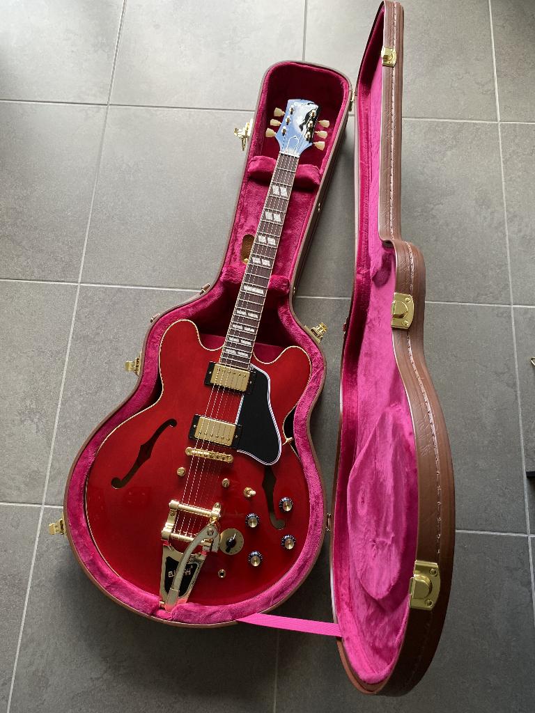 EPIPHONE Limited Edition Back To The Future ES-345, Ophalen, Zo goed als nieuw, Hollow body, Epiphone