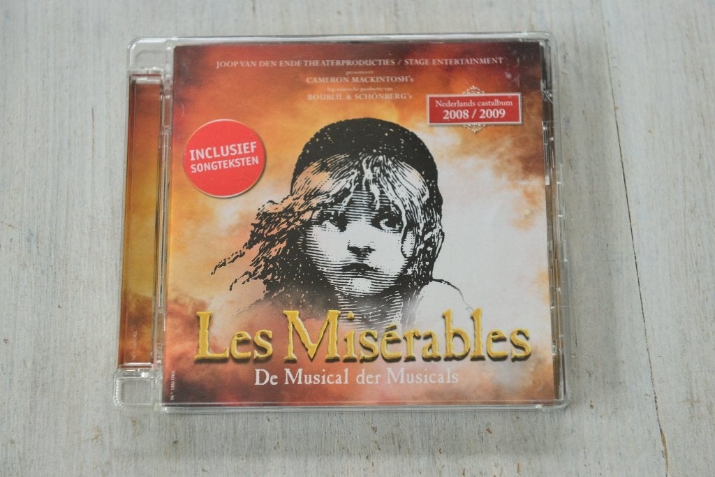 LES MISERABLES = Nederlands Castalbum 2008/2009 De Musical, Inclusief boekje, Musical, Verzenden, Zo goed als nieuw