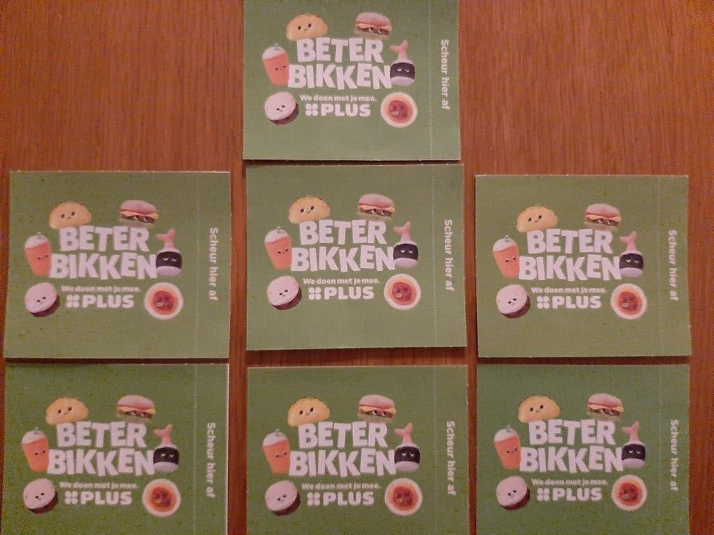 Plus beter bikken buddies zegels, Verzamelen, Plus, Verzenden