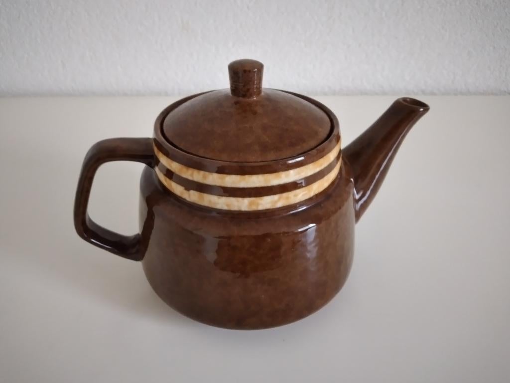 Koffiepot bruin, Overige typen, Ophalen of Verzenden, Zo goed als nieuw, Overige stijlen