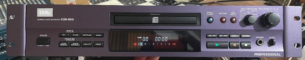 HHB CDR 850 CD speler en recorder, Audio, Tv en Foto, Cd-spelers, Ophalen of Verzenden, Zo goed als nieuw, Overige merken