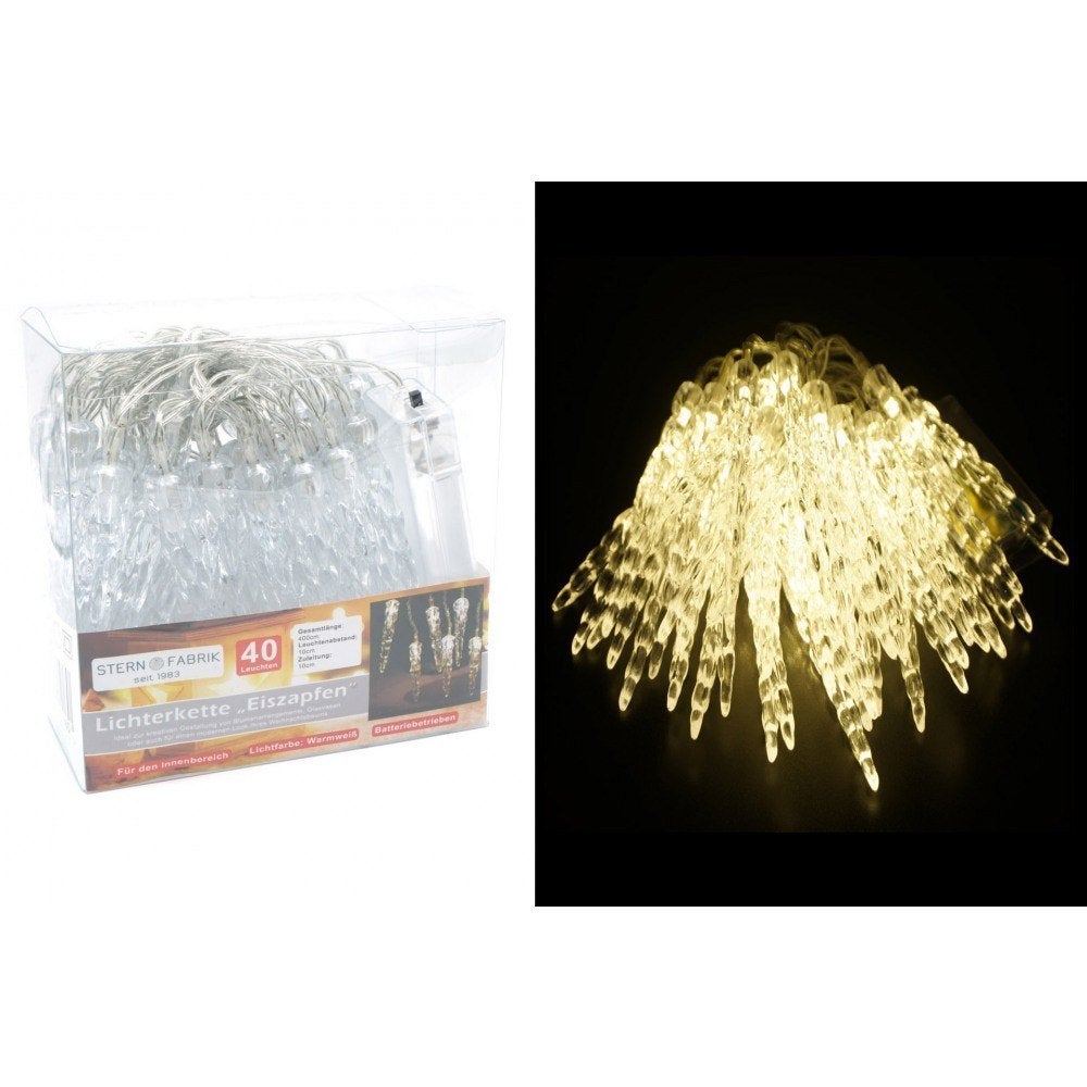 Kerstverlichting - 40 LEDs - IJspegels - 4 meter - Nieuw, Ophalen of Verzenden, Nieuw