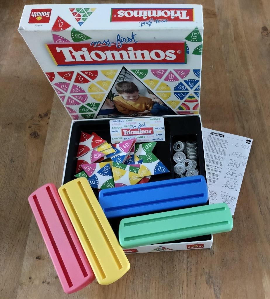 My First Triominos    ALS NIEUW, Een of twee spelers, Ophalen of Verzenden, Zo goed als nieuw, Goliath Games