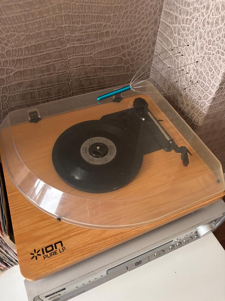 Ion pure lp platenspeler, Ophalen of Verzenden, Zo goed als nieuw, Overige merken