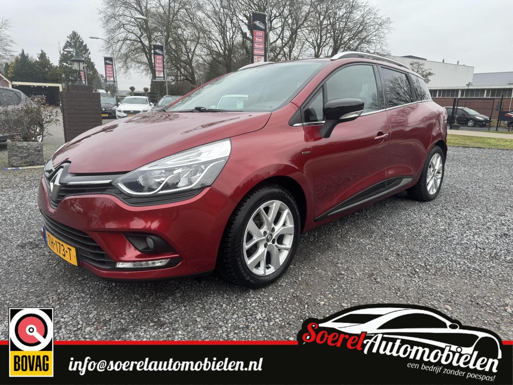 Renault Clio Estate 0.9 TCe Limited bose navi camera limited, Voorwielaandrijving, 898 cc, 1063 kg, Gebruikt