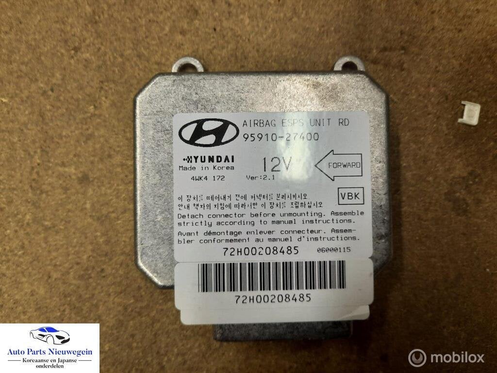 Airbag module Hyundai Coupé ('96-'08) 95910-27400, Auto-onderdelen, Nieuw, Ophalen of Verzenden, Hyundai, Hyundai