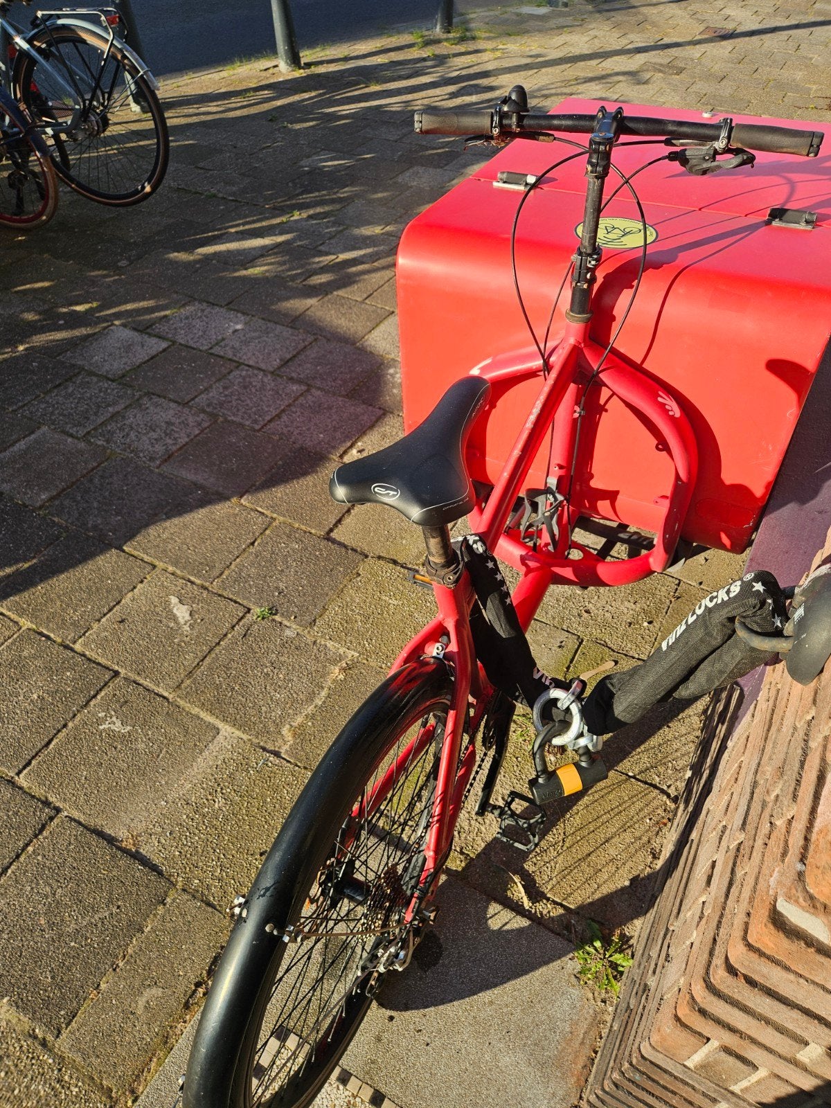cargobike ( met big bak van kunstof ) 425 liter, Overige merken, Gebruikt, Goederen, Ophalen of Verzenden