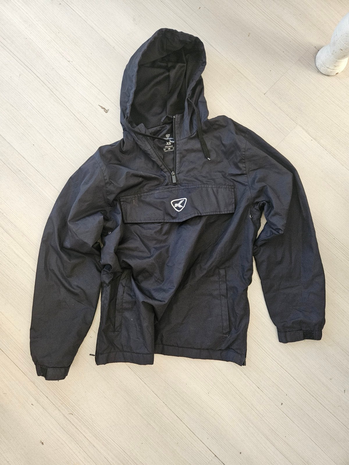 Zwarte Original Ritchbrand Anorak - Maat XS, Ophalen of Verzenden, Zo goed als nieuw, Jongen of Meisje, Jas