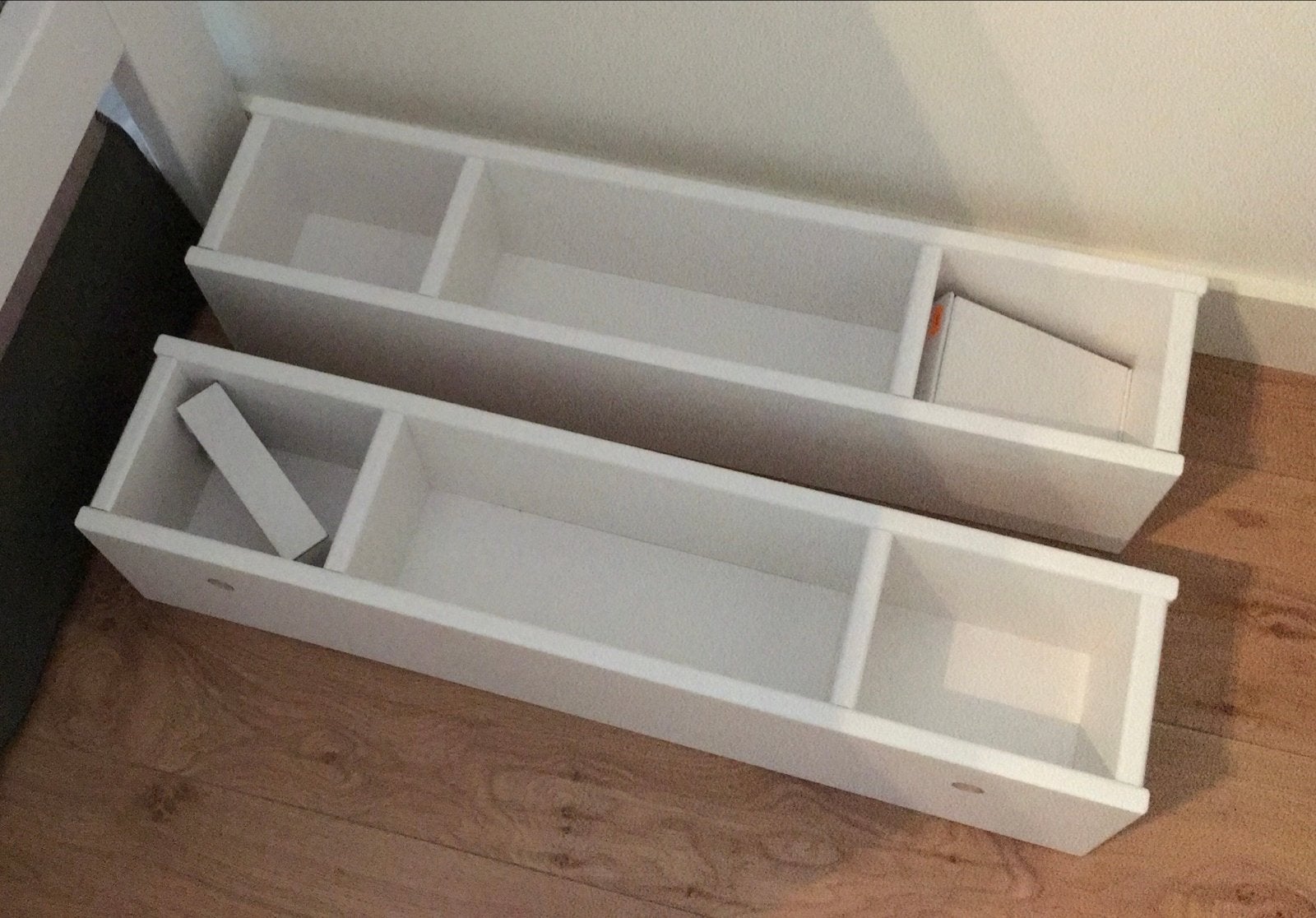 Lifetime opbergbox voor bed of wand 2x, Ophalen, Zo goed als nieuw, Minder dan 140 cm, Minder dan 70 cm