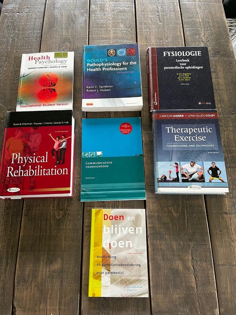 Bundel fysioboeken te koop!, Gelezen, Diverse auteurs, Gamma, HBO