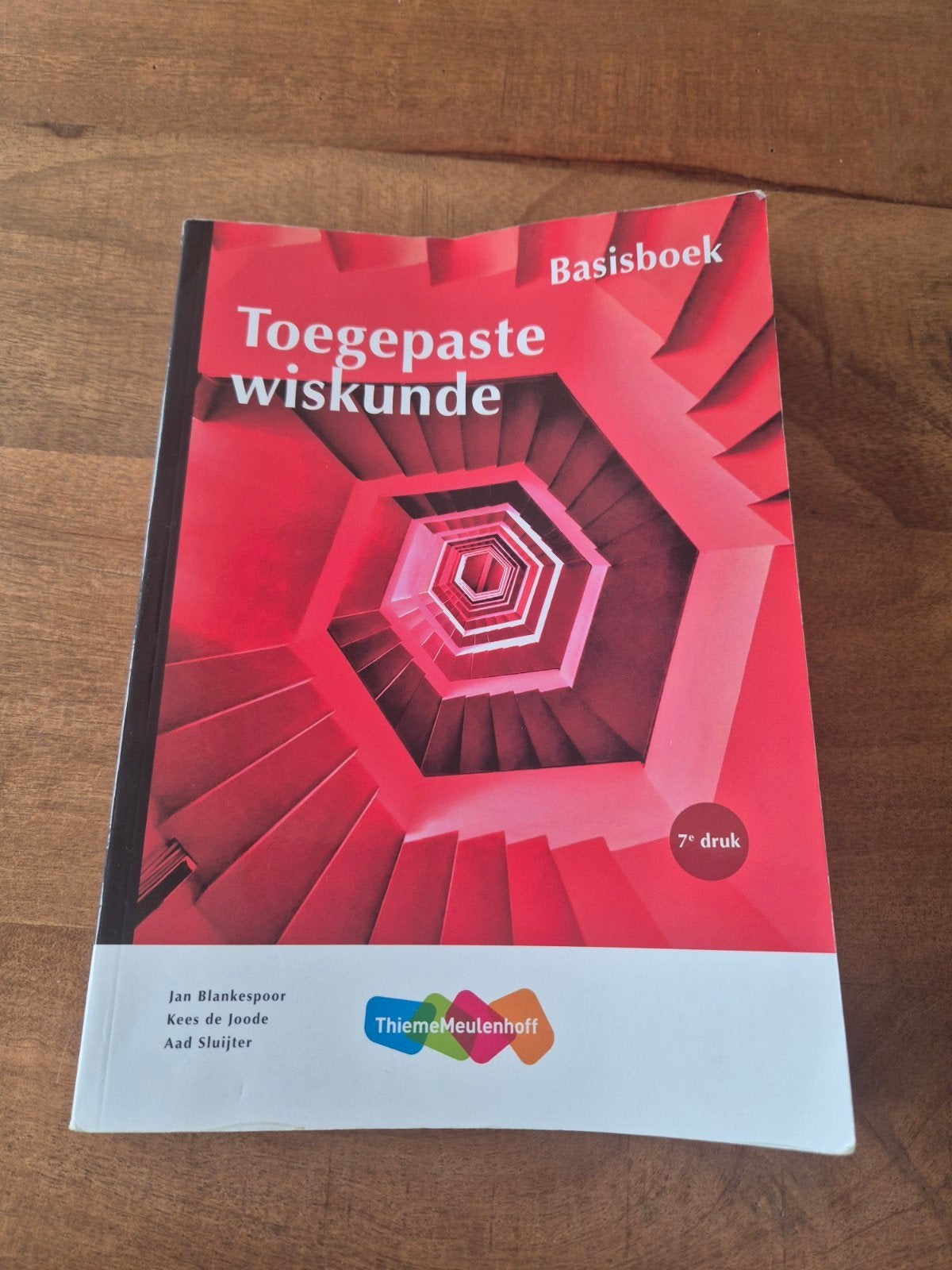 Toegepaste wiskunde - Basisboek 7e druk, Boeken, Zo goed als nieuw, Jan Blankespoor, Kees de Joode, Aad Sluijter, Beta, HBO
