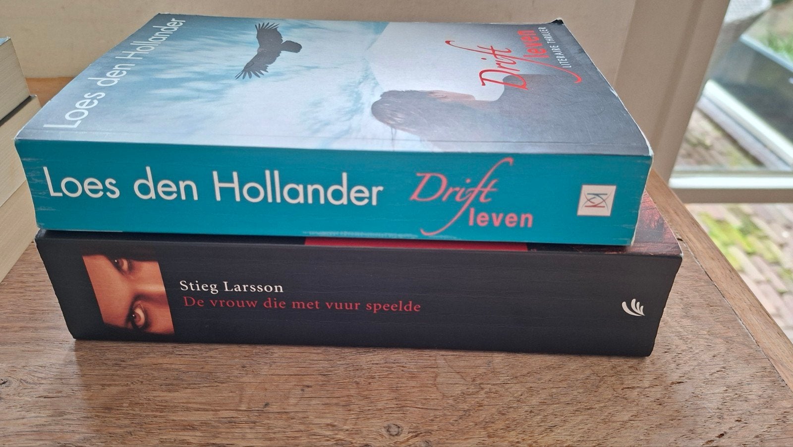 Boeken: Loes den Hollander - Driftleven & Stieg Larsson, Ophalen, Gelezen, Loes den Hollander, Stieg Larsson