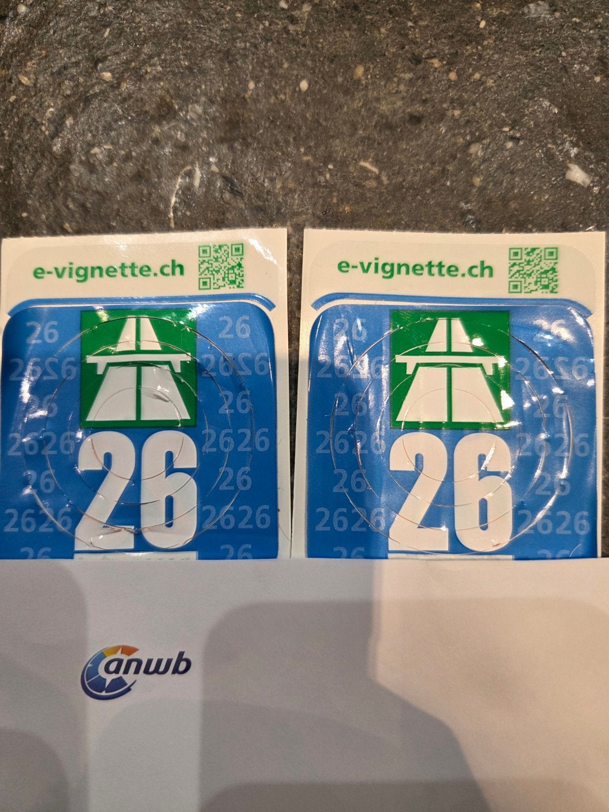 Vignet Zwitserland, Twee personen
