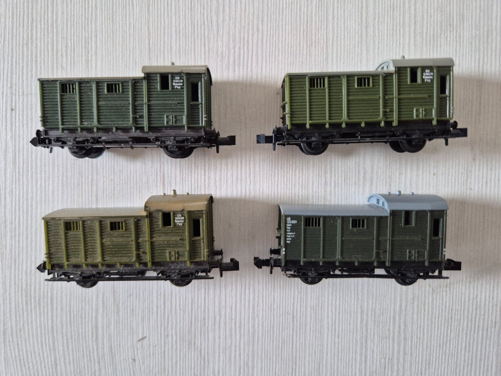 8 N-spoor goederenwagons, Ophalen of Verzenden, Gebruikt, Gelijkstroom, Wagon
