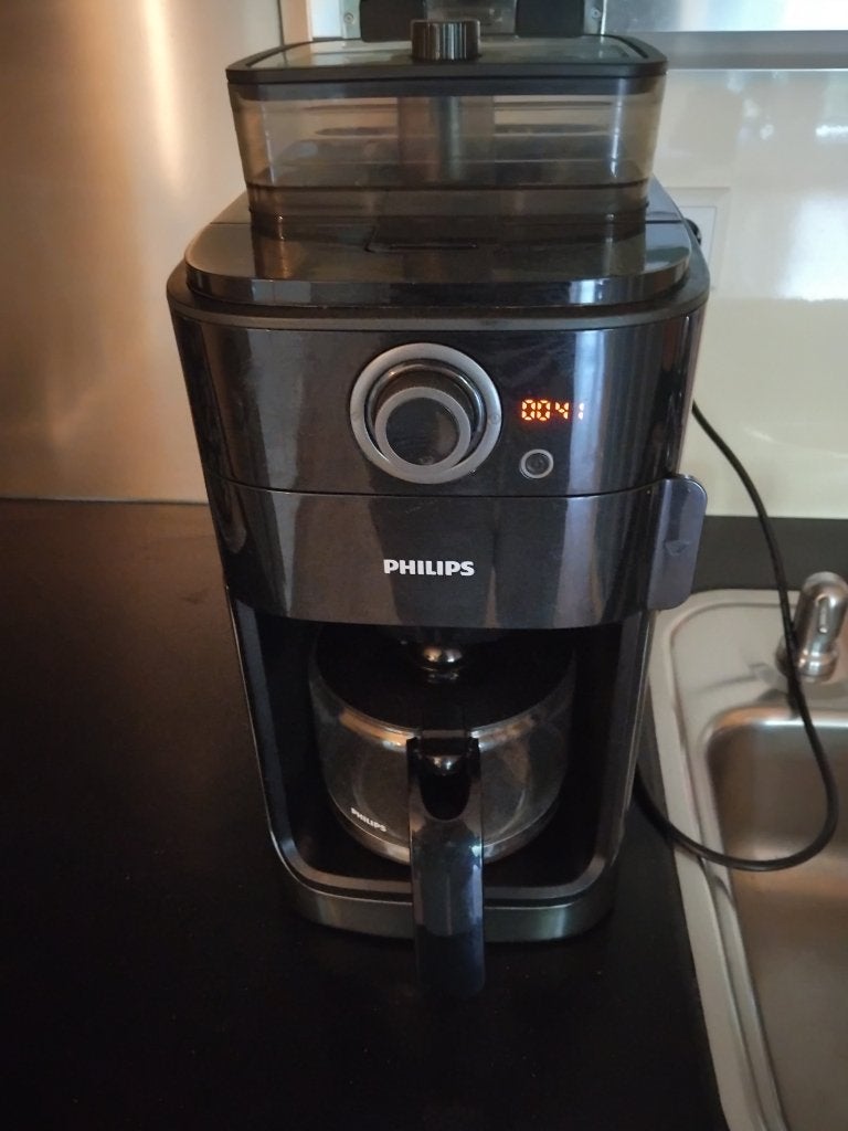 Nieuwe philips grind and brew koffiezetapparaat, Witgoed en Apparatuur, Koffiezetapparaten, 10 kopjes of meer, Ophalen of Verzenden