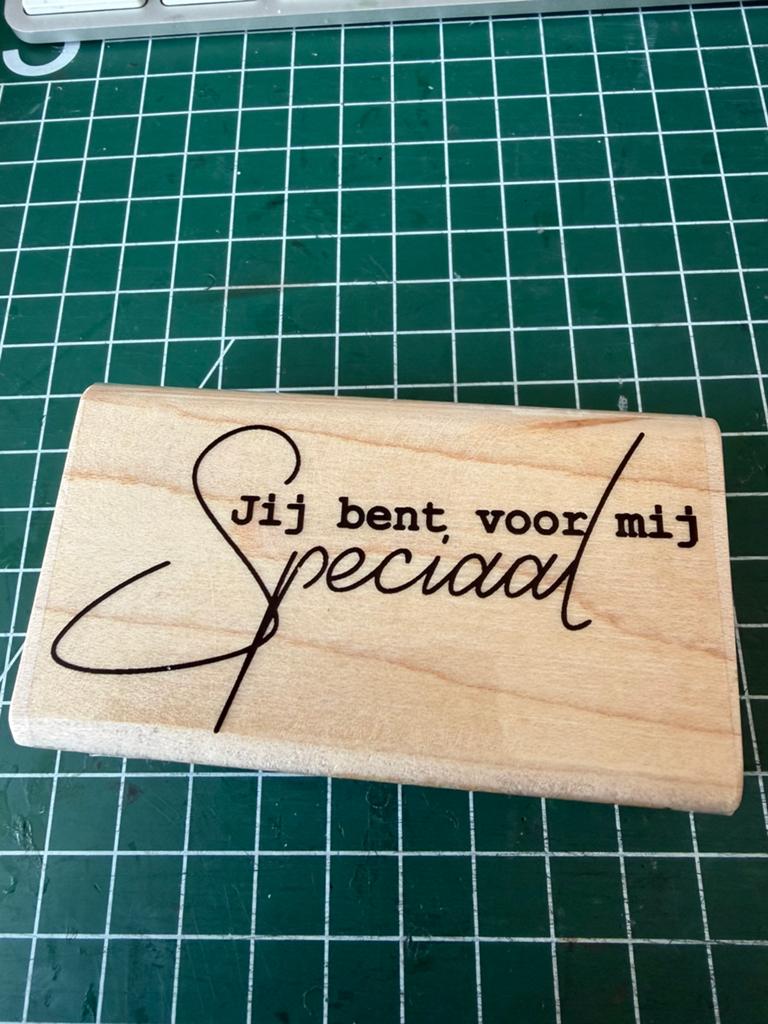 Ludiec S01022 jij bent, Ophalen of Verzenden, Zo goed als nieuw, Houten stempel