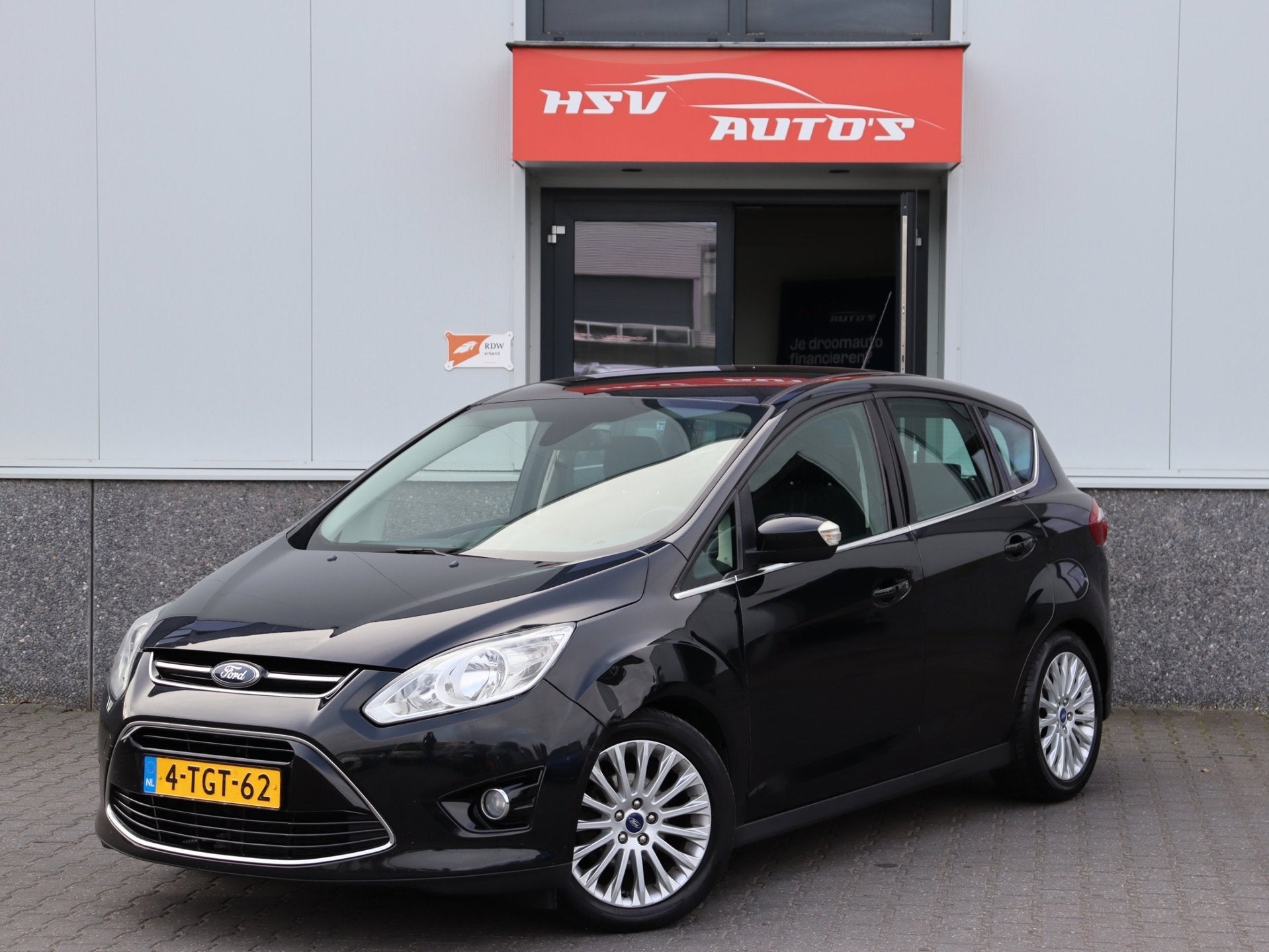 Ford C-Max 1.0 Titanium navi LM airco org NL, Auto's, Voorwielaandrijving, Euro 5, 125 pk, Gebruikt